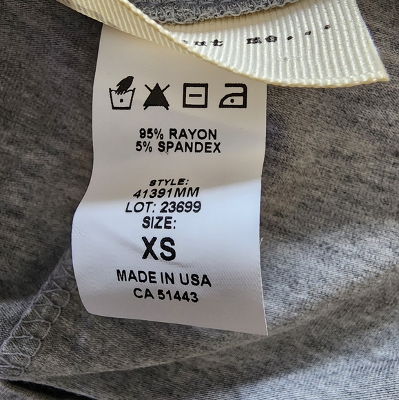 Grey Irish-ish Flowy Tank Top, Women's XS - Picture 7 of 9